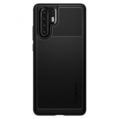 Aukštos Kokybės Dėklas Spigen Rugged Armor Huawei P30 Pro Juodas DZWT2129 6