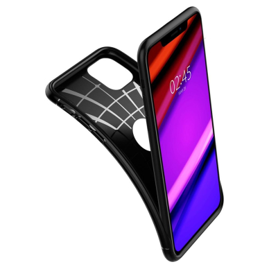 Aukštos Kokybės Dėklas Spigen Rugged Armor Iphone 11 Matte Juodas 5