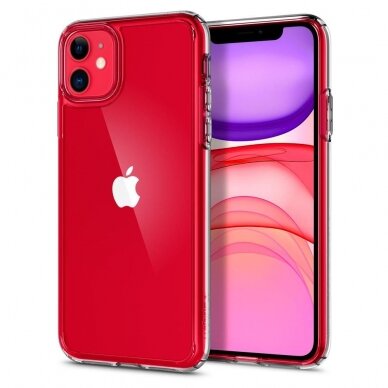 Aukštos Kokybės Dėklas Spigen Ultra Hybrid Iphone 11 Crystal Clear 10