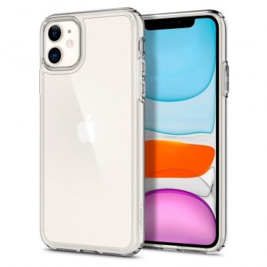 Aukštos Kokybės Dėklas Spigen Ultra Hybrid Iphone 11 Crystal Clear 11