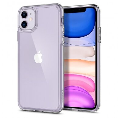 Aukštos Kokybės Dėklas Spigen Ultra Hybrid Iphone 11 Crystal Clear 9