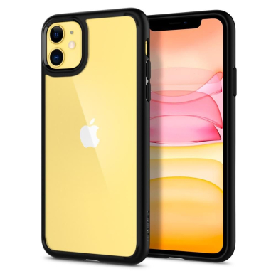 Aukštos Kokybės Dėklas Spigen Ultra Hybrid Iphone 11 Matte Juodas  11