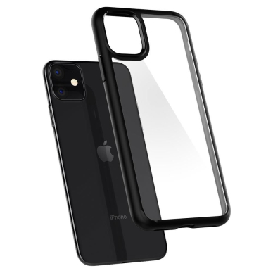 Aukštos Kokybės Dėklas Spigen Ultra Hybrid Iphone 11 Matte Juodas  2