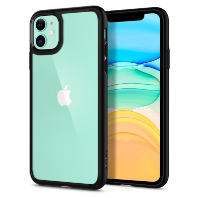 Aukštos Kokybės Dėklas Spigen Ultra Hybrid Iphone 11 Matte Juodas  8