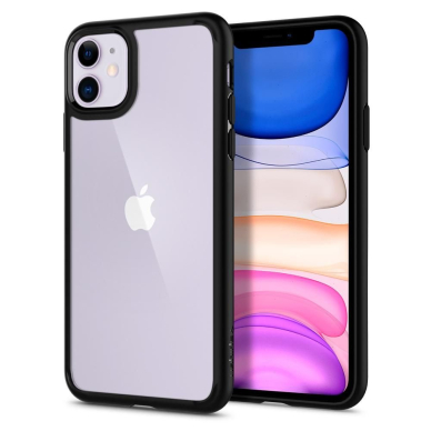 Aukštos Kokybės Dėklas Spigen Ultra Hybrid Iphone 11 Matte Juodas  9