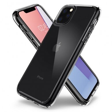 Aukštos Kokybės Dėklas Spigen Ultra Hybrid Iphone 11 Pro Crystal Clear 4