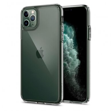 Aukštos Kokybės Dėklas Spigen Ultra Hybrid Iphone 11 Pro Crystal Clear 9