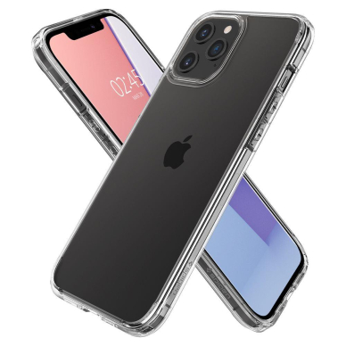 Aukštos Kokybės Dėklas Spigen Ultra Hybrid Iphone 12 Pro / Iphone 12 Skaidrus 5