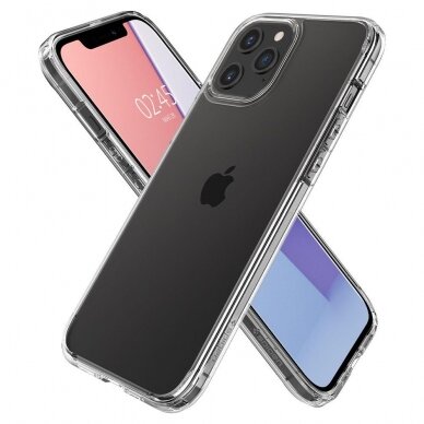 Aukštos Kokybės Dėklas Spigen Ultra Hybrid Iphone 12 Pro Max Skaidrus 5