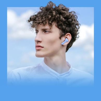 Ausinės Acefast in -ear wireless headphones TWS Bluetooth Mėlynos (T6 ice blue) 8