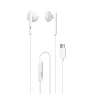 Ausinės Dudao wired headphones USB Type C 1.2m Baltos (X3B-W)