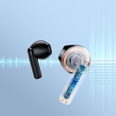 Ausinės Joyroom TWS Earphones Wireless ENC Waterproof IPX4 Bluetooth 5.3 Juodos (JR-TL11) 2