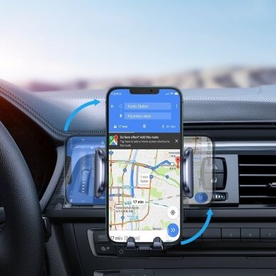 Automobilinis Telefono Laikiklis - Bevielis Qi Įkroviklis Joyroom Wireless Charger 15 W Juodas (JR-ZS241) 5