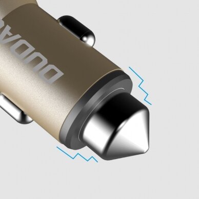 Automobilnis įkroviklis Dudao Universal Car Charger 2x USB 3.1A pilkas 10