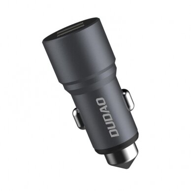 Automobilnis įkroviklis Dudao Universal Car Charger 2x USB 3.1A pilkas 2