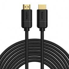 Baseus HDMI 2.0 kabelis 4K 60 Hz 3D HDR 18 Gbps 3 m juodas (CAKGQ-C01)