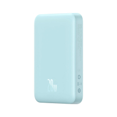 Baseus Magnetic Mini induction power bank 10000mAh 20W - blue + USB-C - USB-C Kabelis