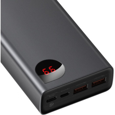 Baseus Adaman power bank Išorinė Baterija 2x USB / 1x USB Type C / 1x micro USB 20000mAh 65W Juodas (PPIMDA-D01) 6