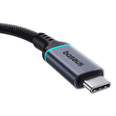 Baseus B0063370C111-00 USB-C - USB-C Kabelis 4K 60Hz 100W 5A 10Gb/s 0.5m - Juodas 2