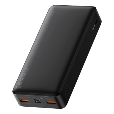 Baseus Bipow Fast Charging Power Bank 20000mAh 20W Black (Overseas Edition) + USB-A - Micro USB 0.25m Black Cable (PPBD050501) 2