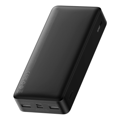 Baseus Bipow fast charging powerbank 20000mAh 15W black (Overseas Edition) + USB-A - Micro USB cable 0.25m black (PPBD050101) 1