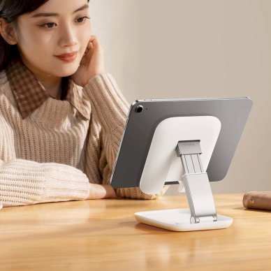 Baseus BS-HP009 Seashell Series foldable tablet stand - baltas 13