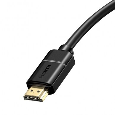 Baseus cable HDMI 2.0 cable 4K 30 Hz 3D HDR 18 Gbps 8 m black (CAKGQ-E01) 2