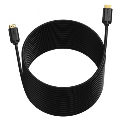 Baseus cable HDMI 2.0 cable 4K 30 Hz 3D HDR 18 Gbps 8 m black (CAKGQ-E01) 5