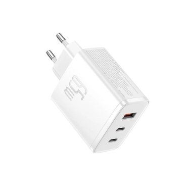 Baseus Cube Pro 65W GaN Įkroviklis  2x USB-C USB-A - baltas 3