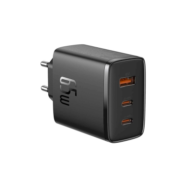 Baseus Cube Pro 65W GaN Įkroviklis  2x USB-C USB-A - Juodas 2