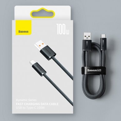 Baseus Dynamic Series USB cable - USB Type C 100W 1m gray (CALD000616) 16