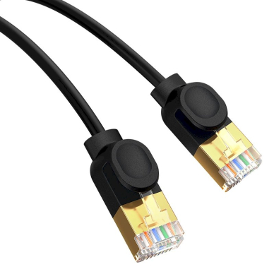 Baseus fast RJ45 cat. network Kabelis. 7 10Gbps 5m thin Juodas 10