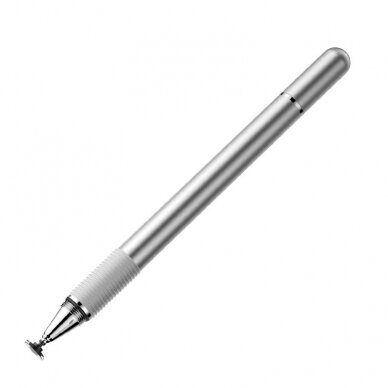 Baseus Golden Cudgel Double-Sided Capacitive Stylus With Precision Disc And Gel Pen Silver (Acpcl-0S)  UGLX912