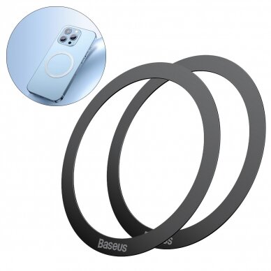 Baseus Halo Series magnetic ring (2 pcs / package) black (PCCH000001)