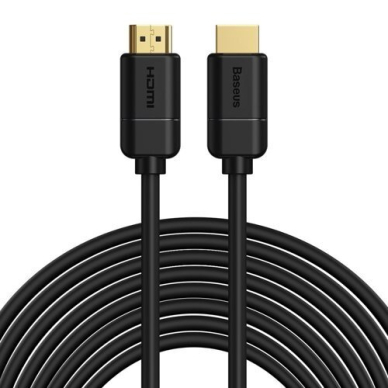 Baseus HDMI 2.0 kabelis 4K 60 Hz 3D HDR 18 Gbps 3 m juodas (CAKGQ-C01)