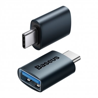 Baseus Ingenuity Series Mini OTG Adaptor Type-C to USB-A 3.1 Blue