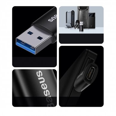 Baseus Ingenuity Series Mini USB 3.1 OTG to USB Type C adapter blue (ZJJQ000103) 11