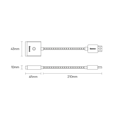 Baseus Lite Series plug adapter HDMI to VGA + mini jack 3.5mm / micro USB power supply Baltas (WKQX010102) 23