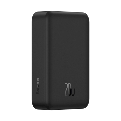 Baseus Magnetic Mini 20000 mAh 20W Powerbank - Juodas + USB-C / USB-C Kabelis 3