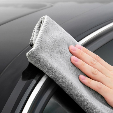 Baseus Microfiber Towel To Dry Washing Car 40 Cm X 40 Cm Pilkas (Crxcmj-0G)  13