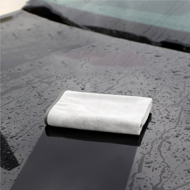 Baseus Microfiber Towel To Dry Washing Car 40 Cm X 40 Cm Pilkas (Crxcmj-0G)  9