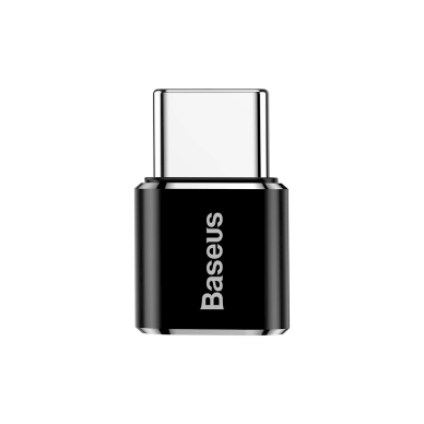 Baseus Mini Micro USB to USB-C adapter - Juodas 1