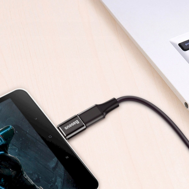 Baseus Mini Micro USB to USB-C adapter - Juodas 7