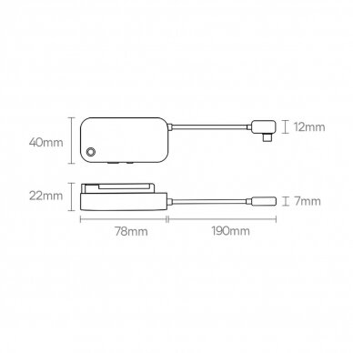 Baseus PadJoy 6-Port Type-C HUB Adapter Dark Pilkas 12