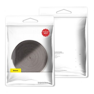 Baseus Rainbow Circle Velcro Straps To Organizing Cables 3M Gray (Acmgt-F0G)  UGLX912 16