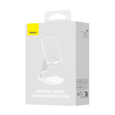 Baseus Seashell Series adjustable phone stand - Baltas 5