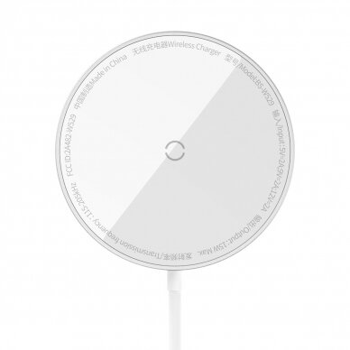 Baseus Simple Mini3 induction charger 15W Sidarbrinis