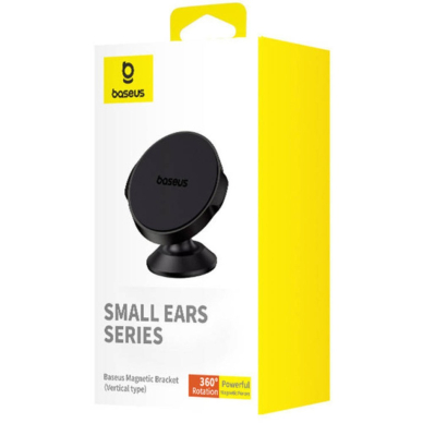 Baseus Small Ears 360° vertical magnetic holder (Overseas Edition) - Juodas 1