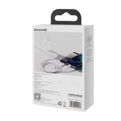 Baseus Superior Kabelis USB - Lightning / micro USB / USB Type 3,5 A 1,5m Baltas (CAMLTYS-02) 5