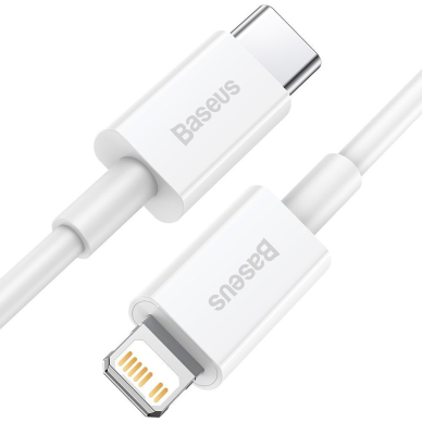 Baseus Superior Kabelis USB Type C - Lightning 20 W 1 m Baltas (CATLYS-A02) 1